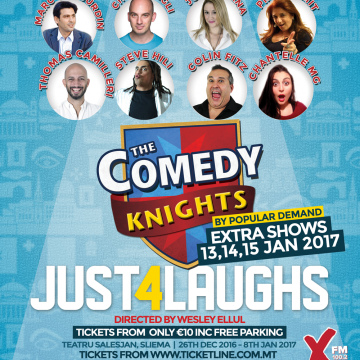 The Comedy Knights: Just 4 Laughs malta, Big Ticket Events malta